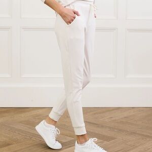 Cozy Earth Women's Brushed Bamboo Jogger Pant ONLY Ivory Sz Medium